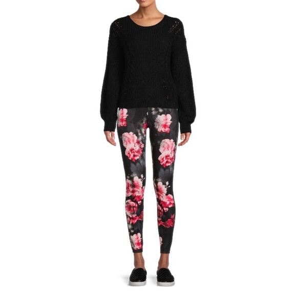 🈹 NOBO Rose Print Leggings - Picture 3 of 12
